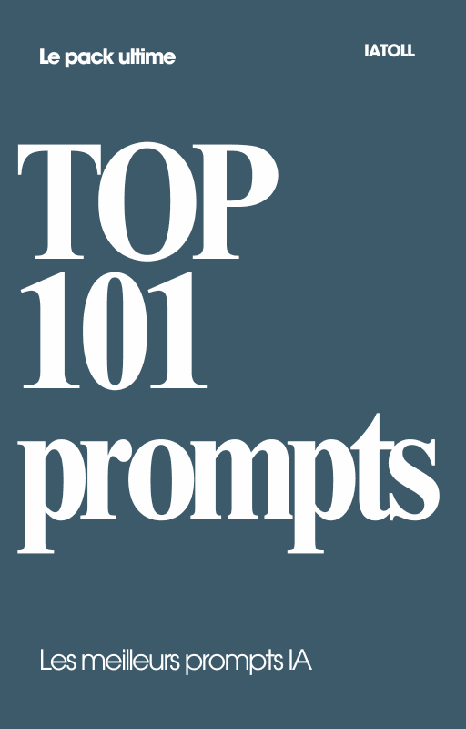 Couverture de l'ebook 101 Prompts IA par métier